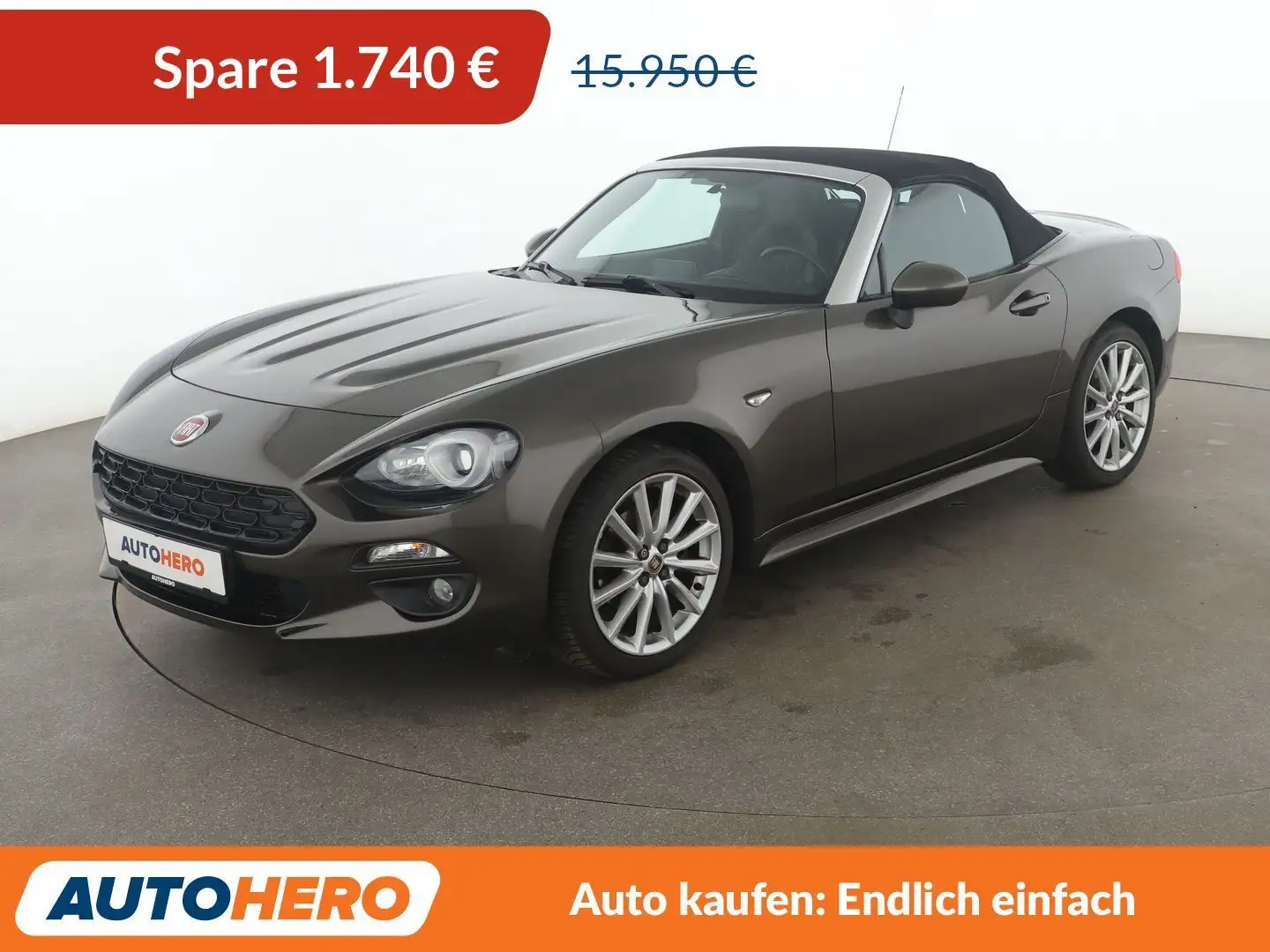Fiat 124 Spider 1.4 Turbo Lusso*PDC*SHZ*KLIMA*TEMPO*GARANTIE* Braun - 1