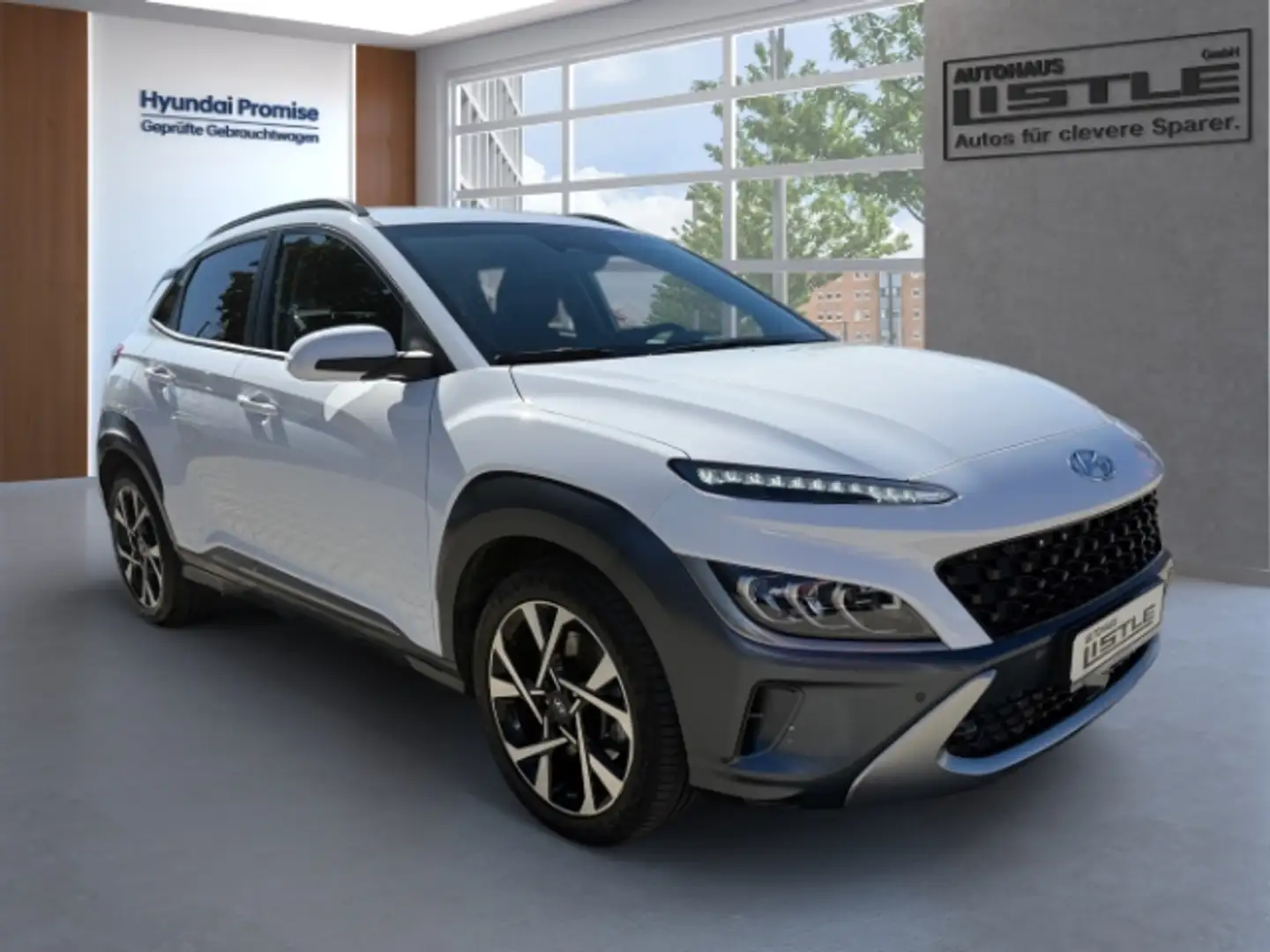 Hyundai KONA Prime 2WD +KLIMA+LED+AHK+NAVI+PDC+NAVI+ACC+UVM Blanc - 2