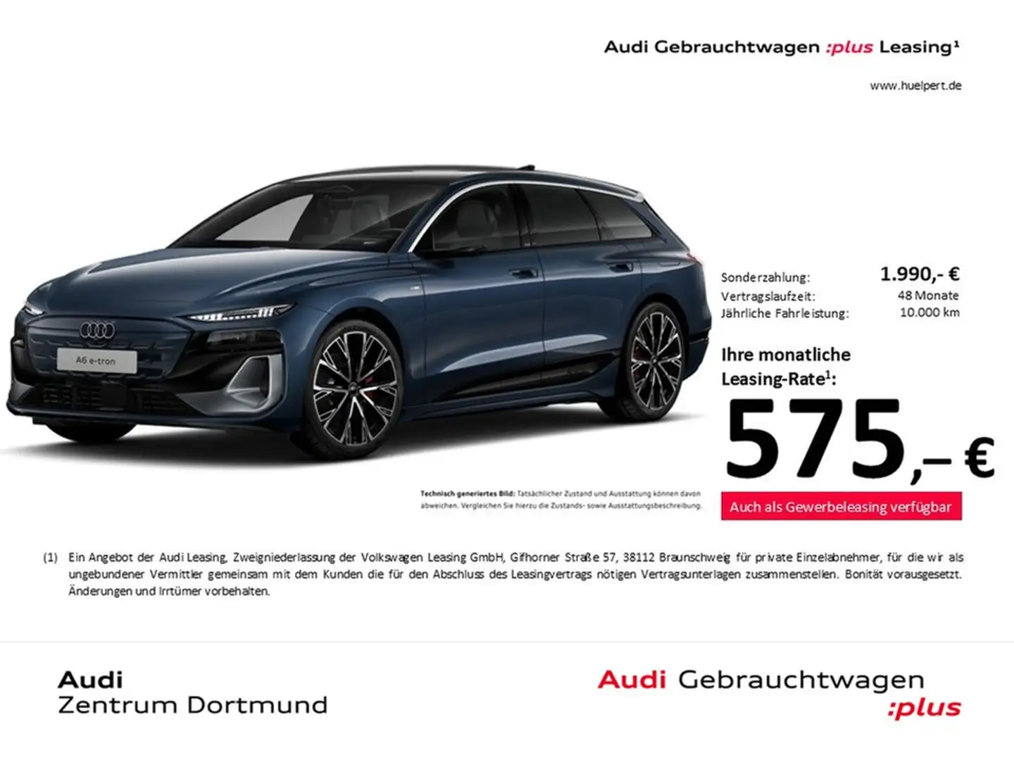 Audi A6 e-tron Avant S LINE PANO B&O AHK 360°CAM LM20 Blau - 1