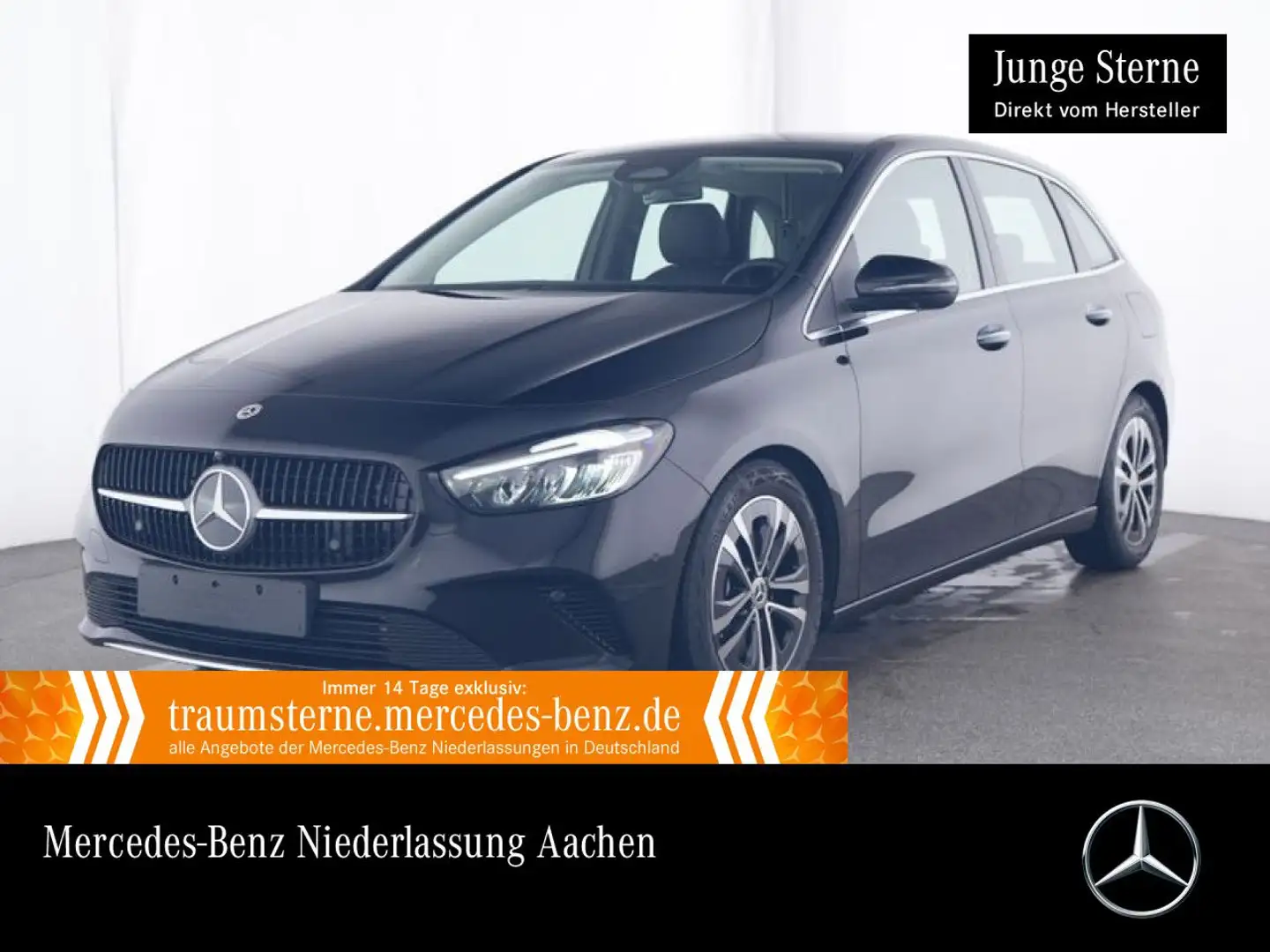 Mercedes-Benz B 250 4M PROGRESSIVE+360°+LED+TOTW+KEYLESS+8G Zwart - 1