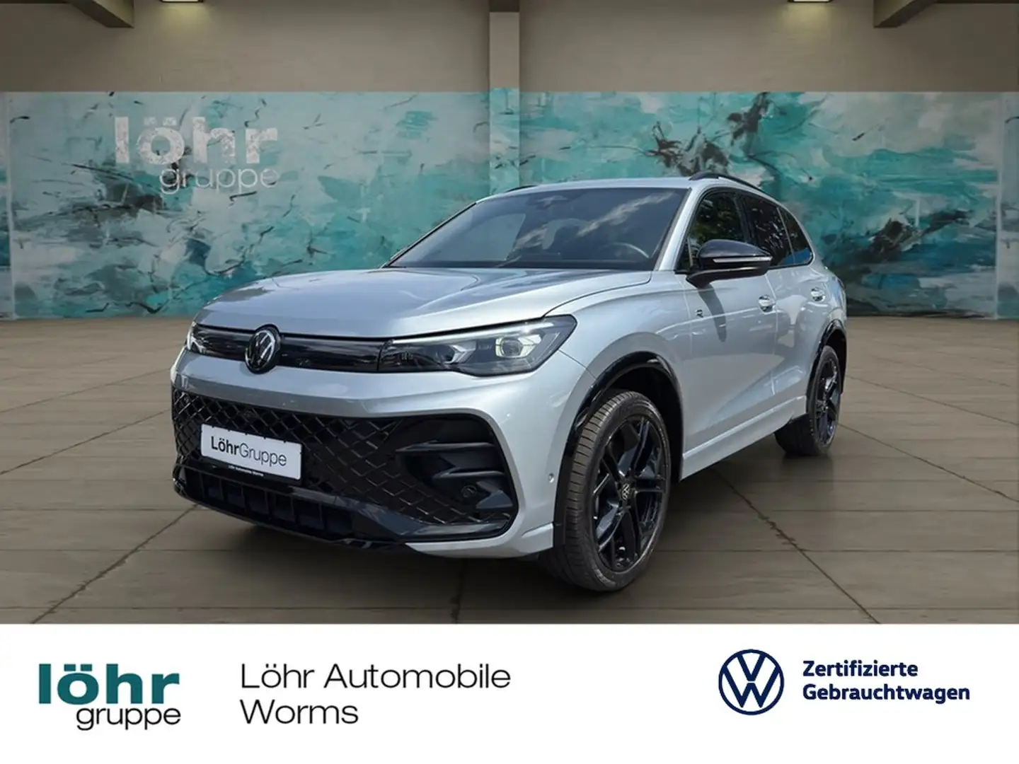 Volkswagen Tiguan 2.0 TDI R-Line 4Motion *PANO*HARMAN-KARDON*AHK* Silber - 1