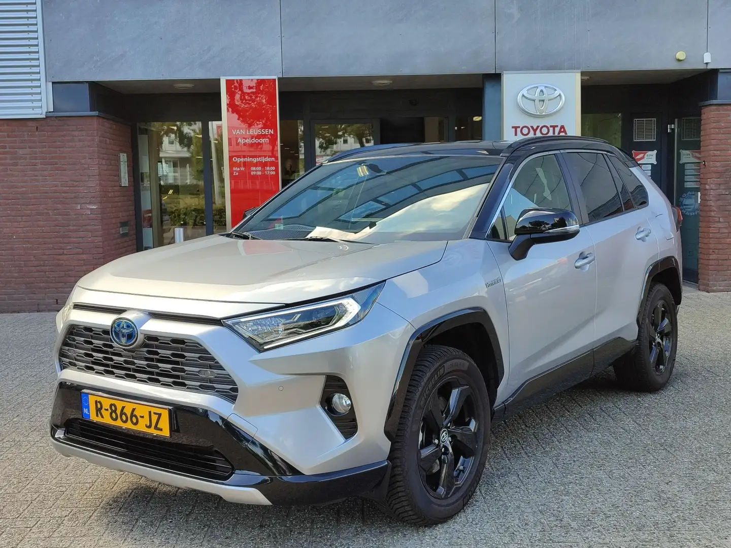 Toyota RAV 4 2.5 HYBRID AWD BI-TONE 4S-BANDEN STOELVERW NAVI AP Gris - 1