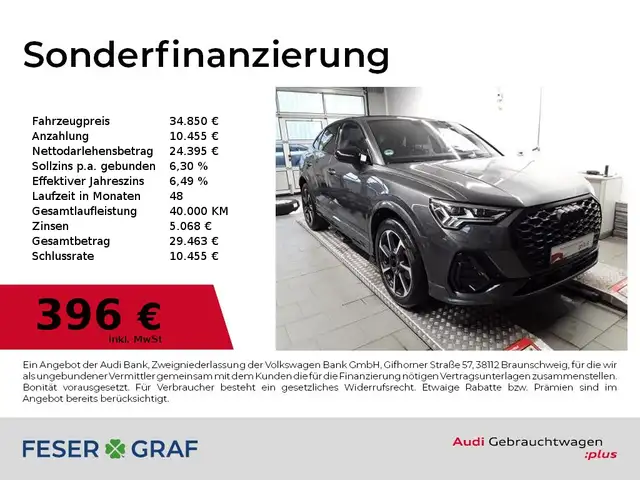 Audi Q3 Sportback 35 TFSI S Line Int Matrix,Navi,AHK,SONOS