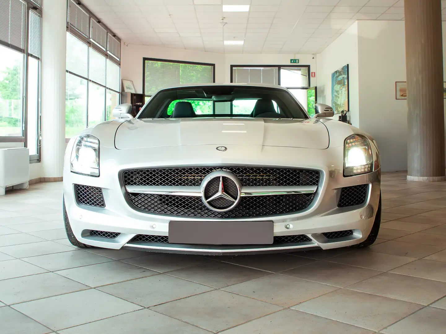 Mercedes-Benz SLS AMG Coupe 6.2 auto Gri - 2
