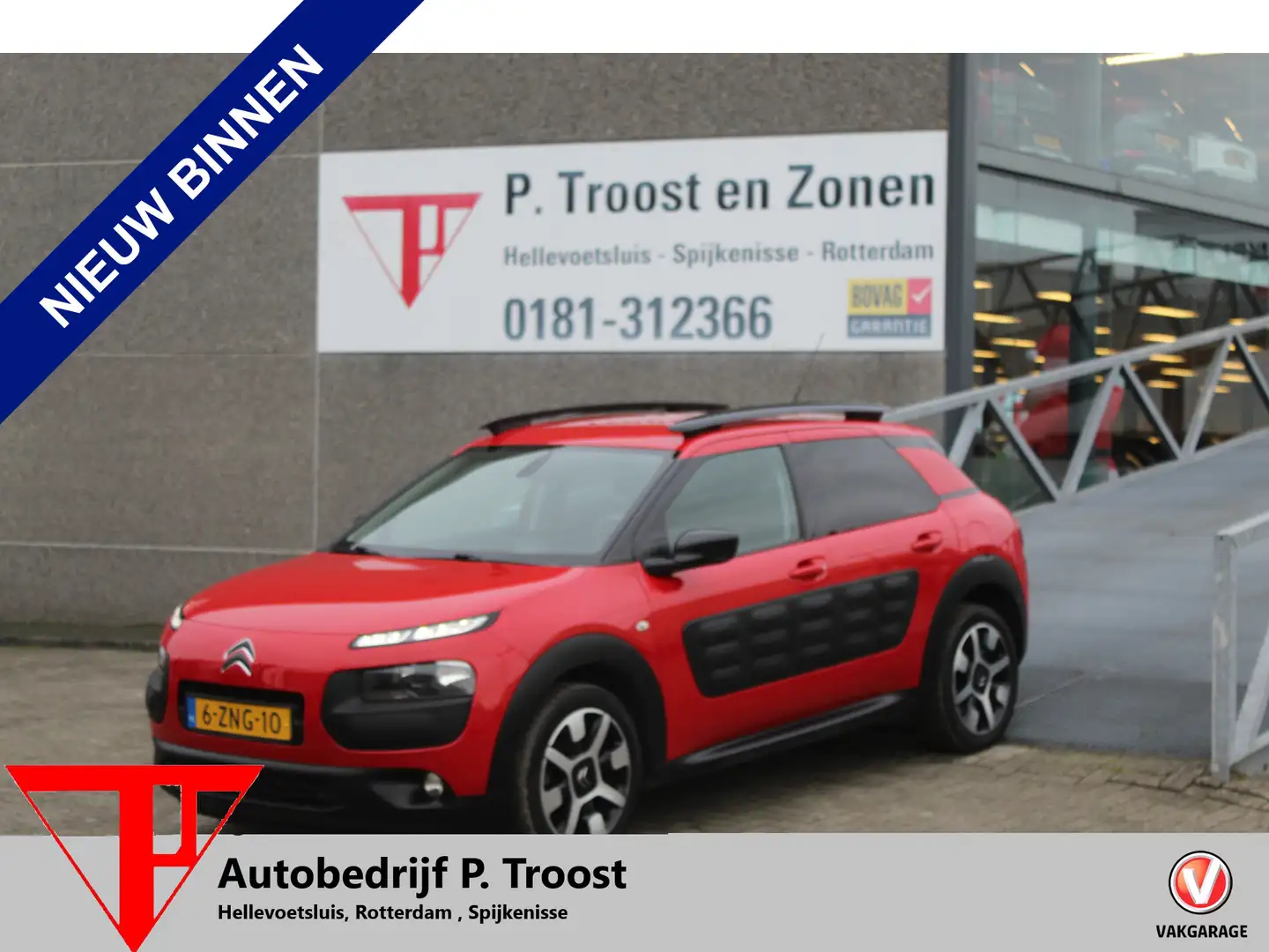 Citroen C4 Cactus 1.2 PureTech Shine Navigatie/Achteruitrijcamera/Tr Rouge - 1
