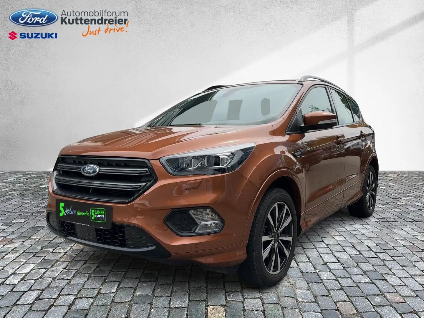 Ford Kuga ST-Line Klimaaut. Tempomat 2xPDC Teilleder Marrón - 1