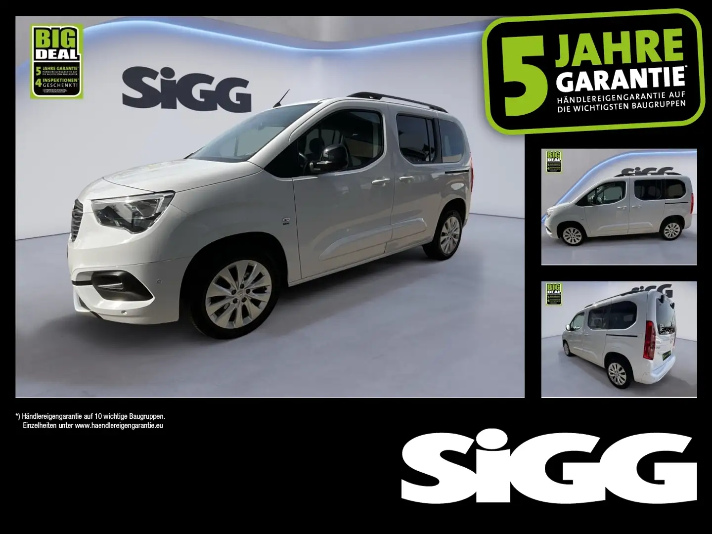 Opel Combo Life 1.5 D Ultimate Parkpilot Fernl Assis Weiß - 1