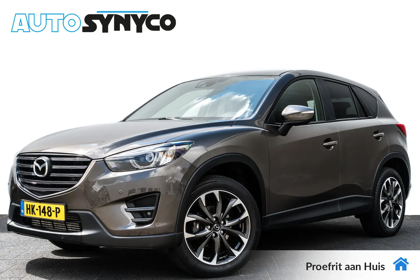 Mazda CX-5 2.2d Automaat SkyActiv-D 175 4WD I Trekhaak I Came Brązowy - 1