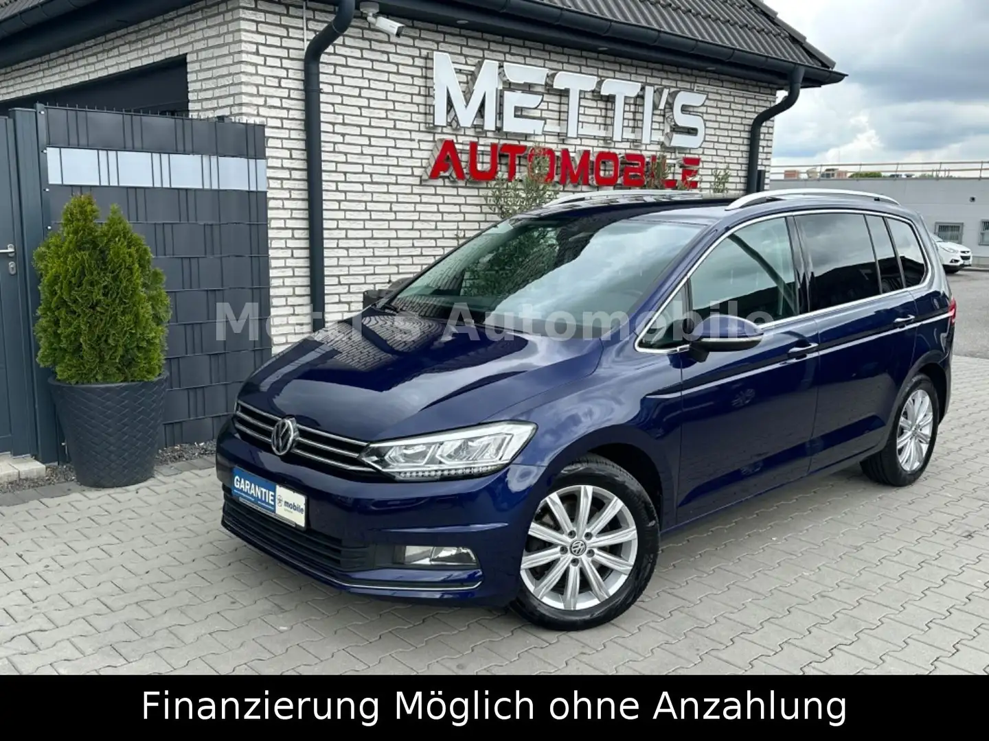 Volkswagen Touran Highline BMT 2.0TDI/LED/DSG/7-Sitzer Blauw - 1