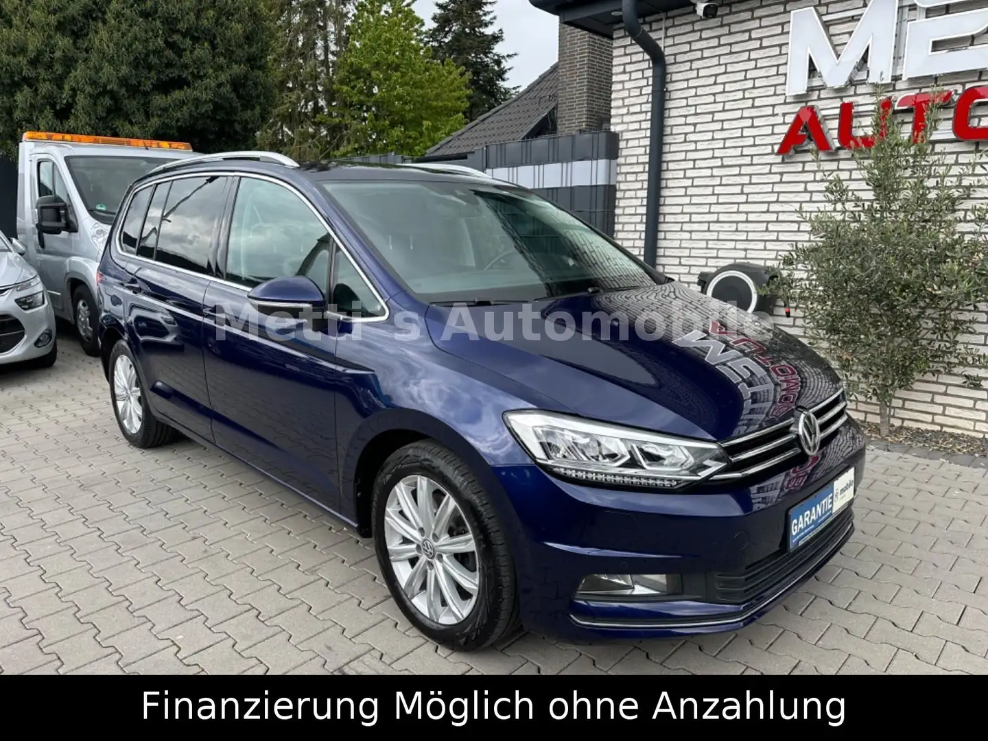 Volkswagen Touran Highline BMT 2.0TDI/LED/DSG/7-Sitzer Blauw - 2