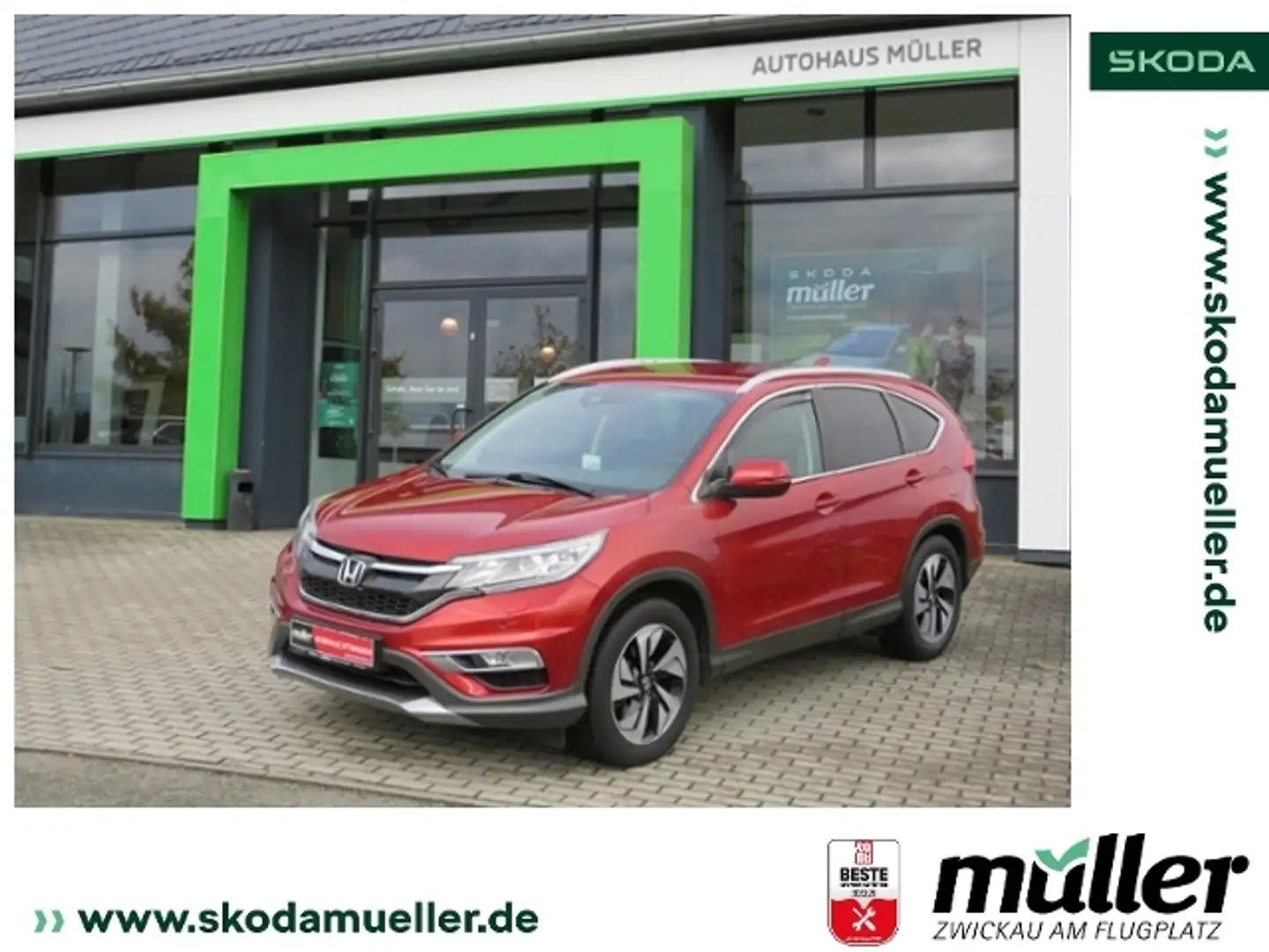Honda CR-V 1.6i-DTEC Lifestyle 4WD RFK BI-XENON Rosso - 1