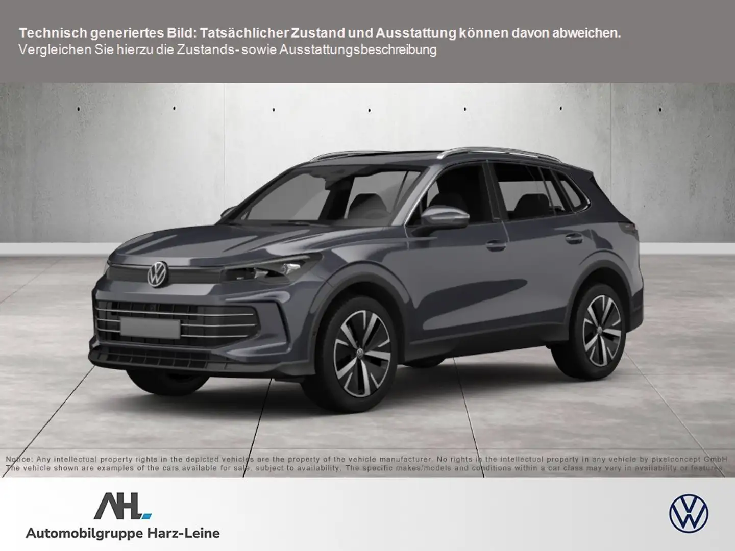 Volkswagen Tiguan Life 1.5 eHybrid DSG *AHK*ACC*RFK*PDC* Gris - 1