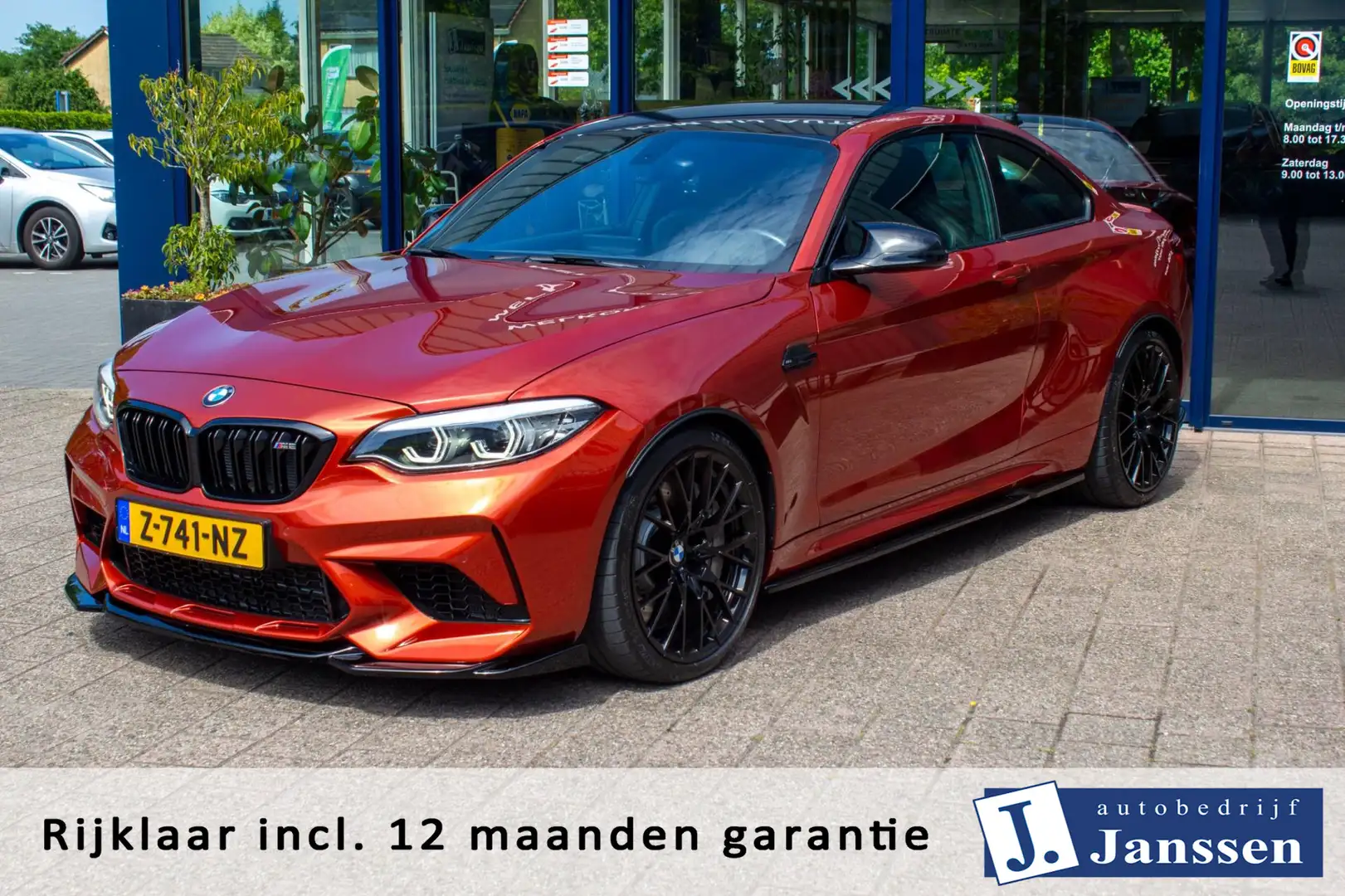 BMW M2 DCT Competition | Prijs rijklaar incl. 12 mnd gara Oranje - 1