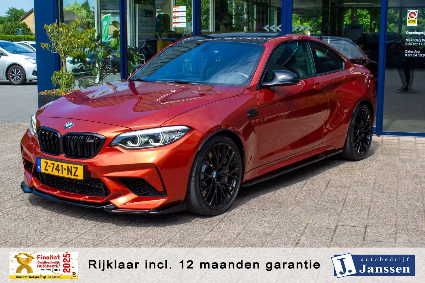 BMW M2 DCT Competition | Prijs rijklaar incl. 12 mnd gara Oranje - 1