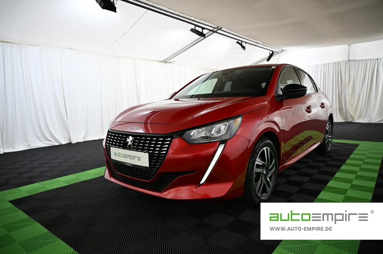 Peugeot 208 1.2 PT 100 Allure LED/NAVI/T-LEDER/DAB/16 Rouge - 1