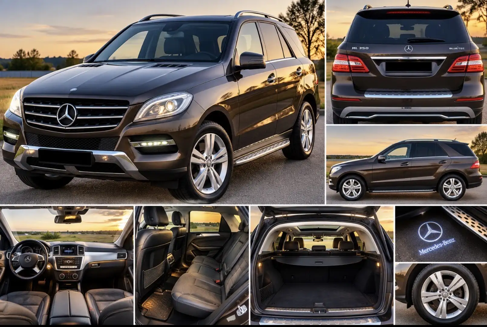 Mercedes-Benz ML 350 ML 350 BlueTEC 4MATIC Aut. DPF Braun - 1