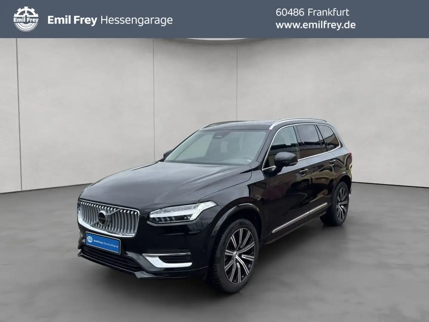 Volvo XC90 XC90 B5 AWD Plus-Bright 7S Glasd Standh 360° AHK Schwarz - 1