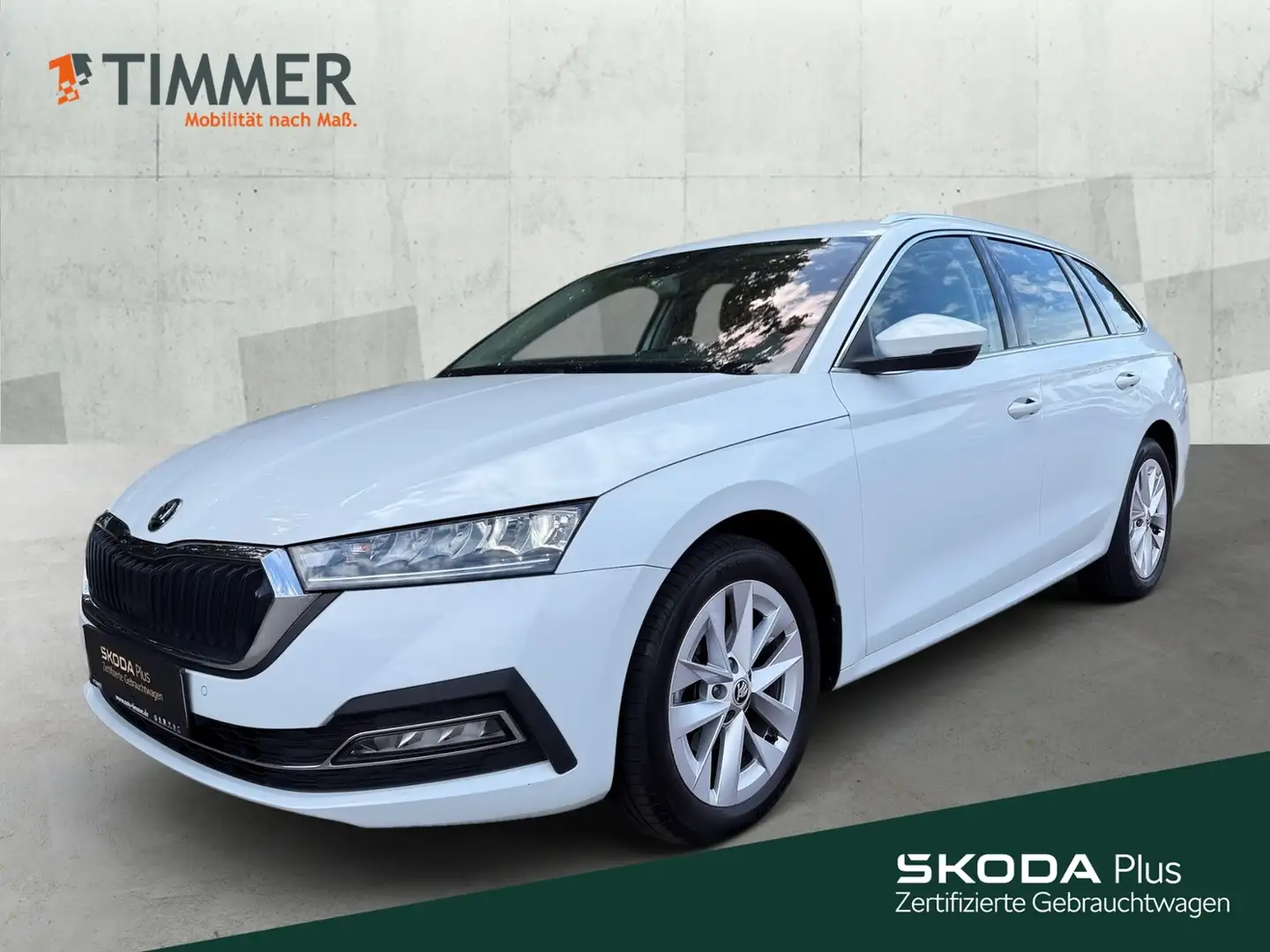 Skoda Octavia Combi 2.0 TDI DSG STYLE *AHK *LED *LEDER *ACC *NA Blanc - 1