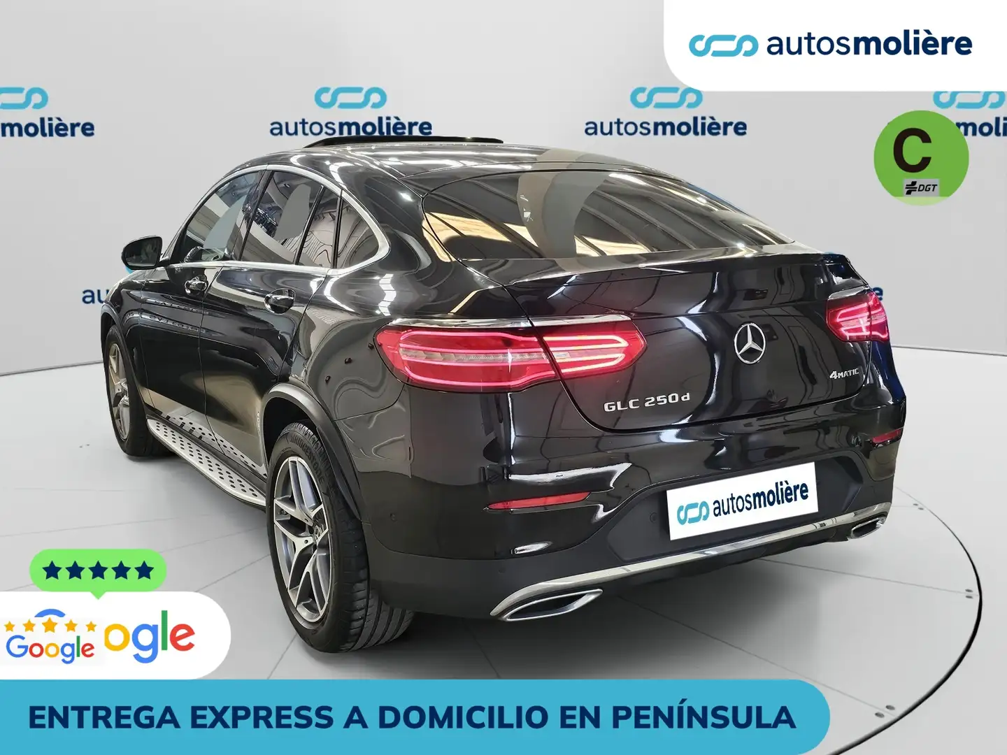 Mercedes-Benz GLC 250 Coupé 250d 4Matic Aut. Noir - 2
