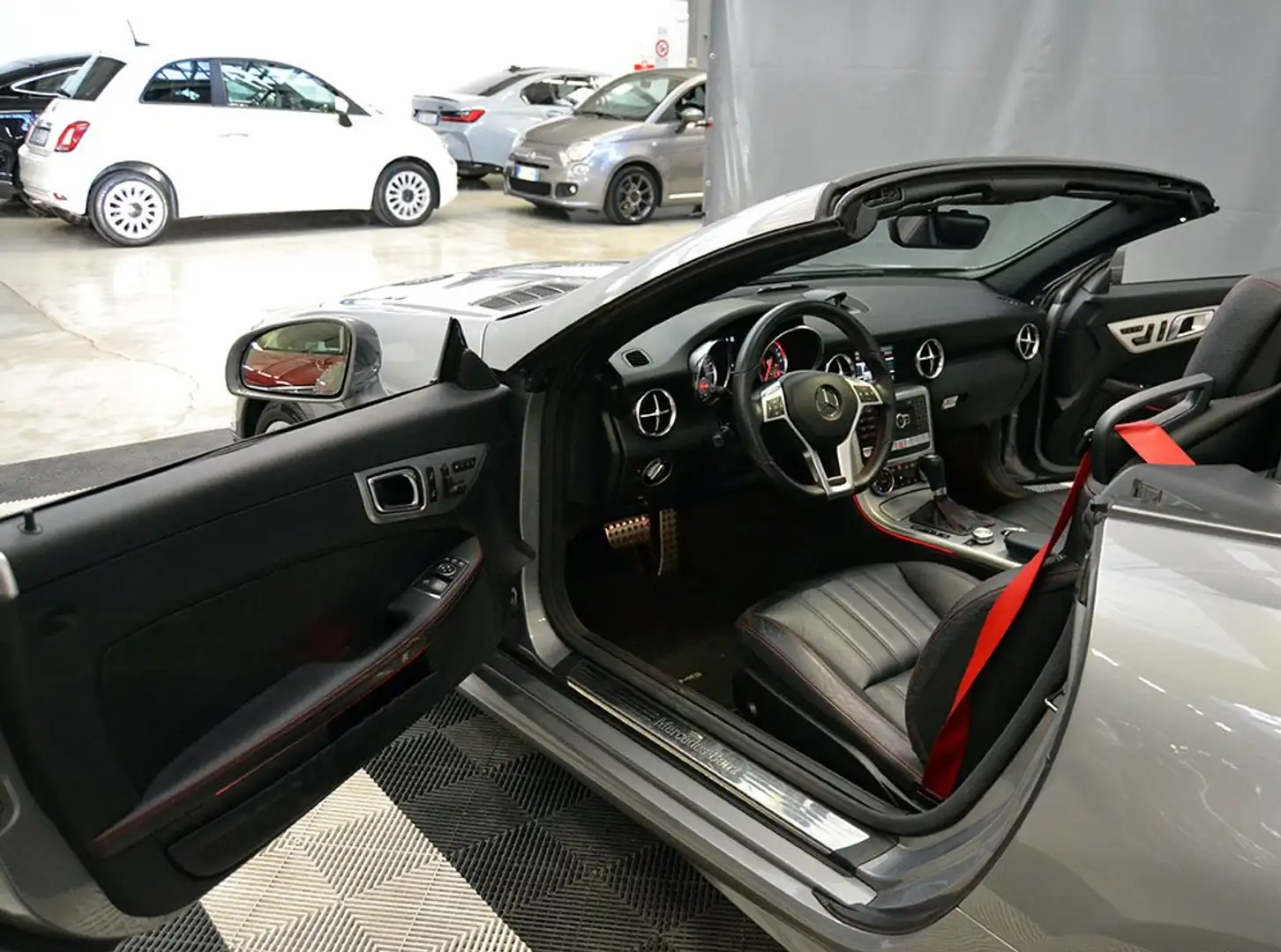 Mercedes-Benz SLK 250 CGI Premium Amg - Tetto Panoramico - Keyless Gris - 2