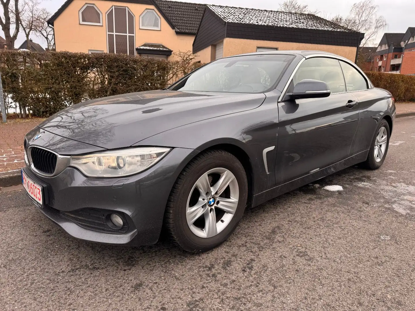 BMW 420 d 4er Cabrio Automatik Leder TÜV II.Hand Grau - 1