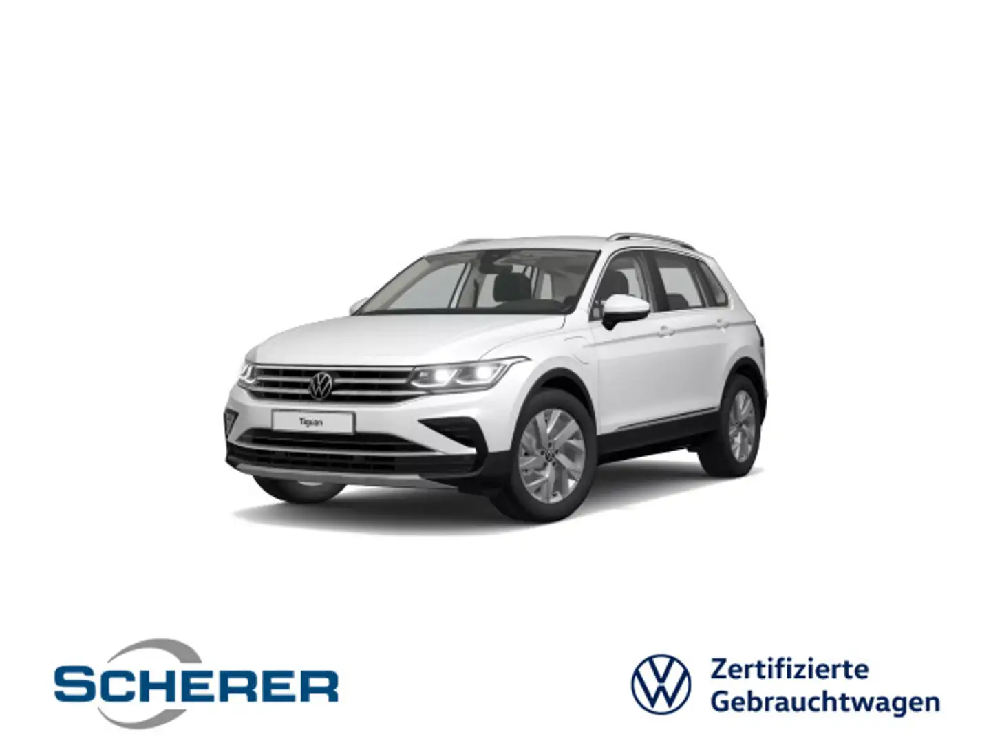 Volkswagen Tiguan Elegance 1.4 eHybrid MATRIX KAMERA NAVI A Weiß - 1