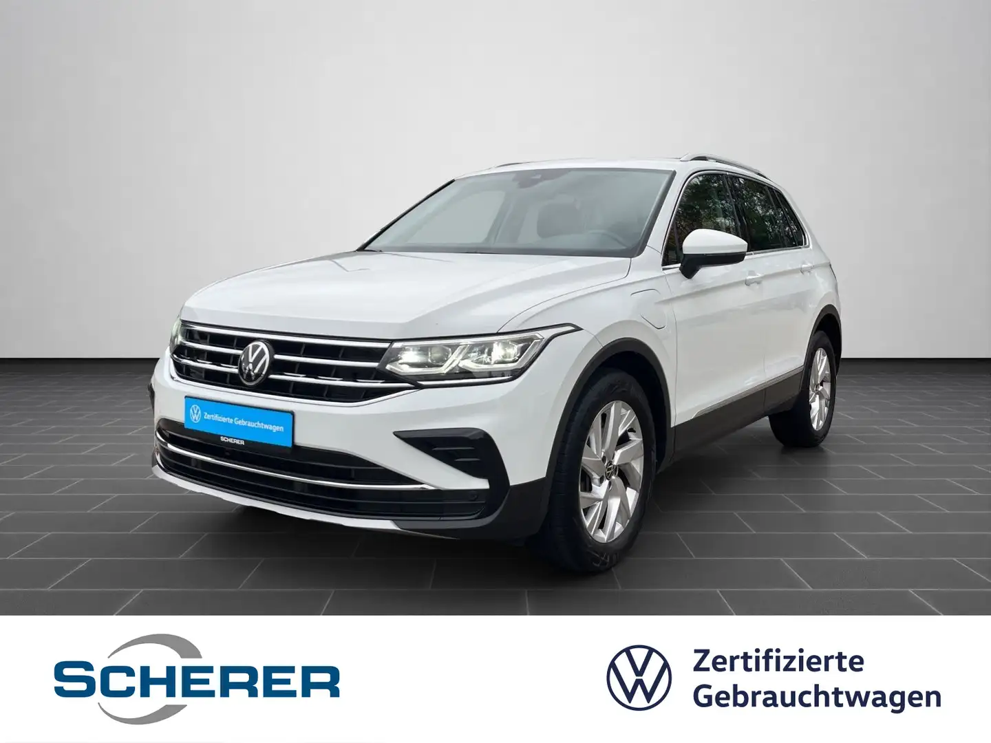 Volkswagen Tiguan Elegance 1.4 eHybrid MATRIX KAMERA NAVI A Weiß - 1