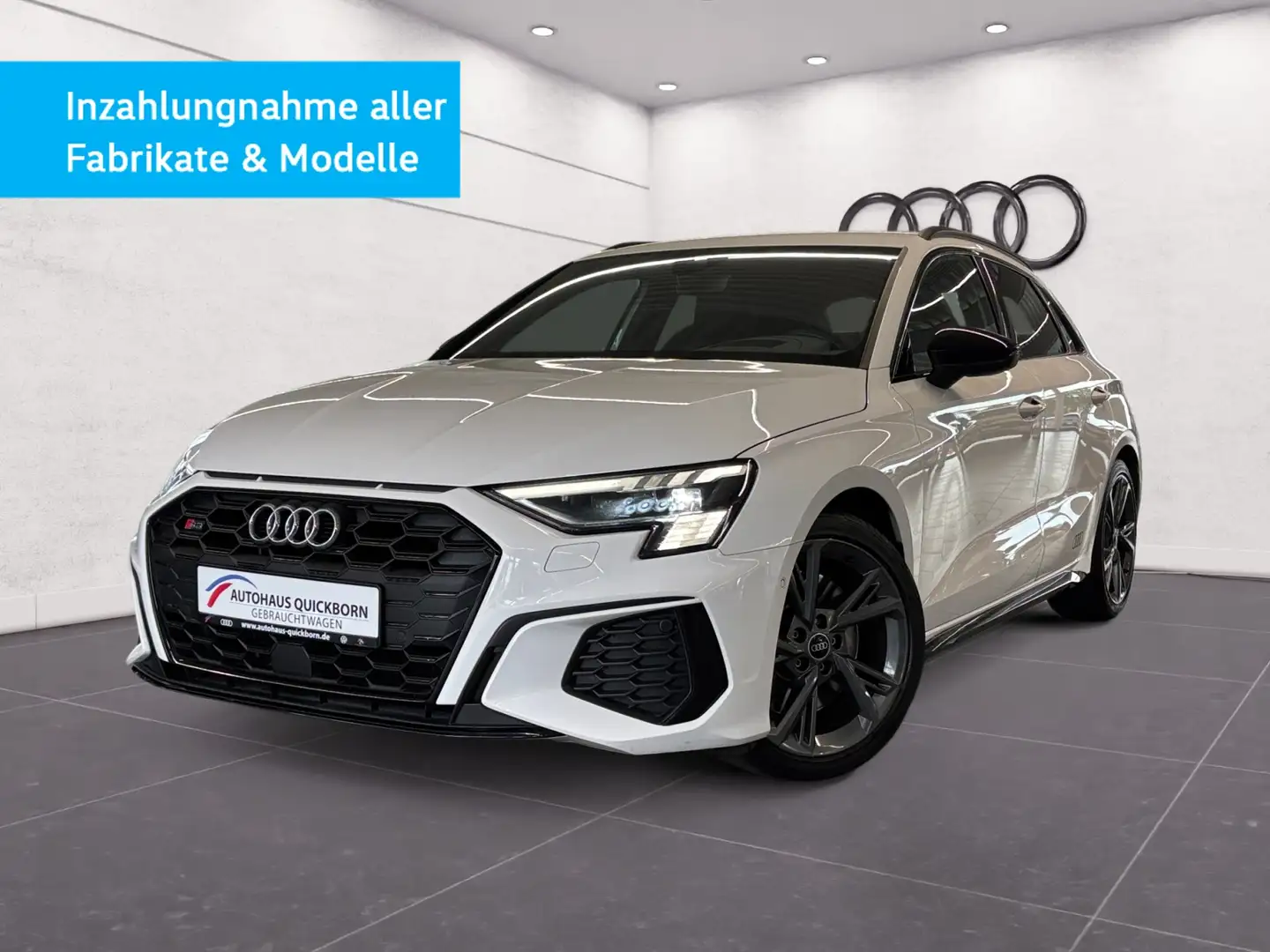 Audi S3 Sportback 2.0 TFSI quattro MATRIX HUD B&O KAM Weiß - 2