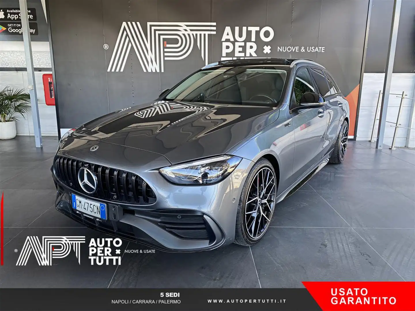 Mercedes-Benz C 220 C SW 220 d mild hybrid Sport Plus auto Grau - 1