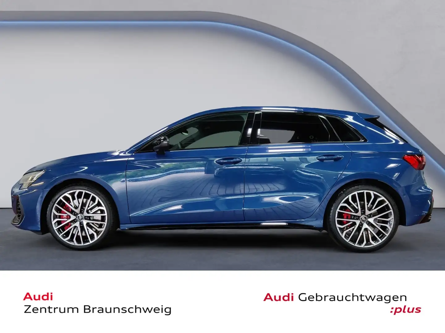 Audi S3 Sportback 2.0 TFSI quattro S tronic HuD+PANO+MA... Bleu - 2