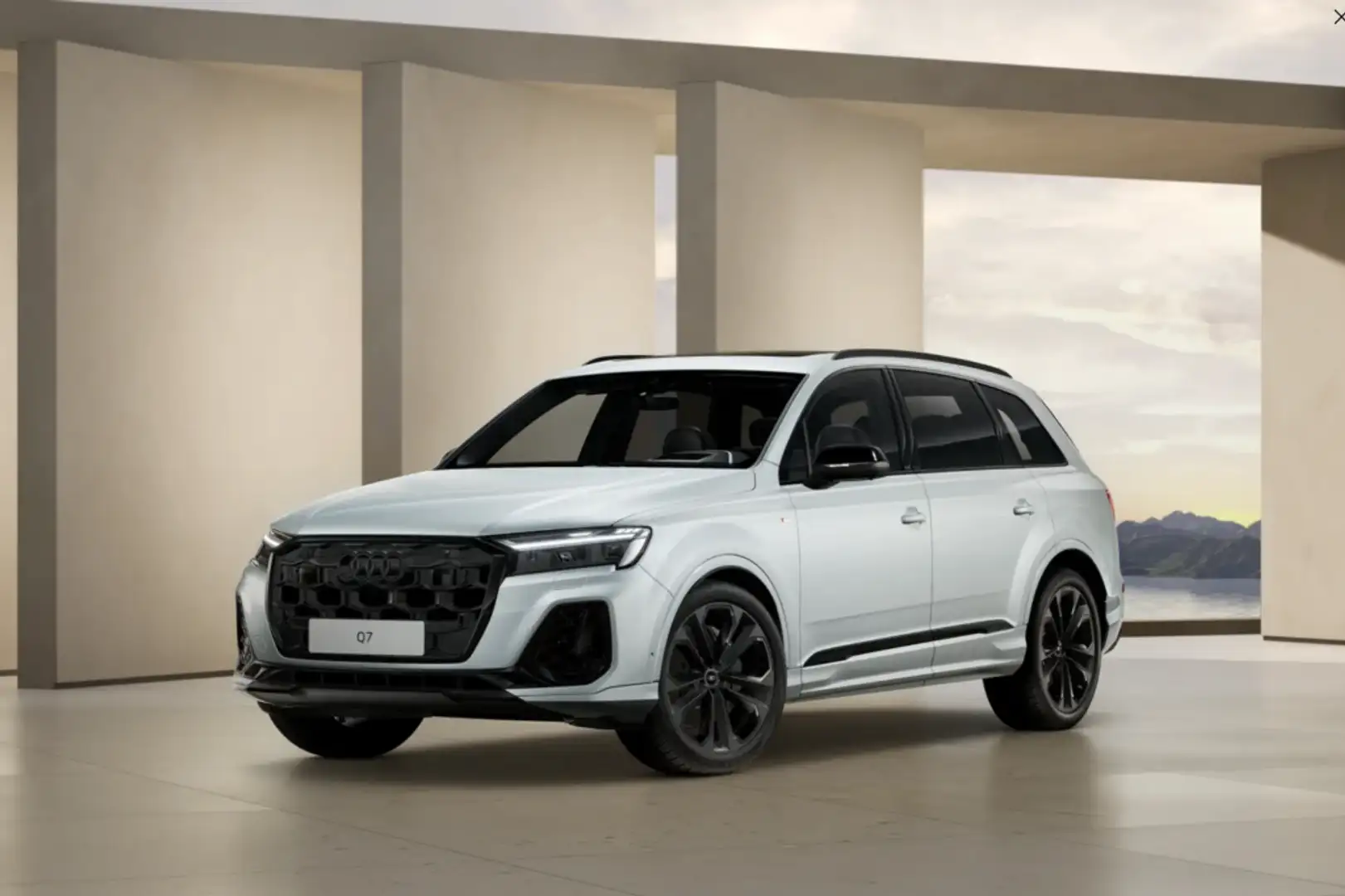 Audi Q7 50 TDI Black line quattro 210kW Plateado - 1