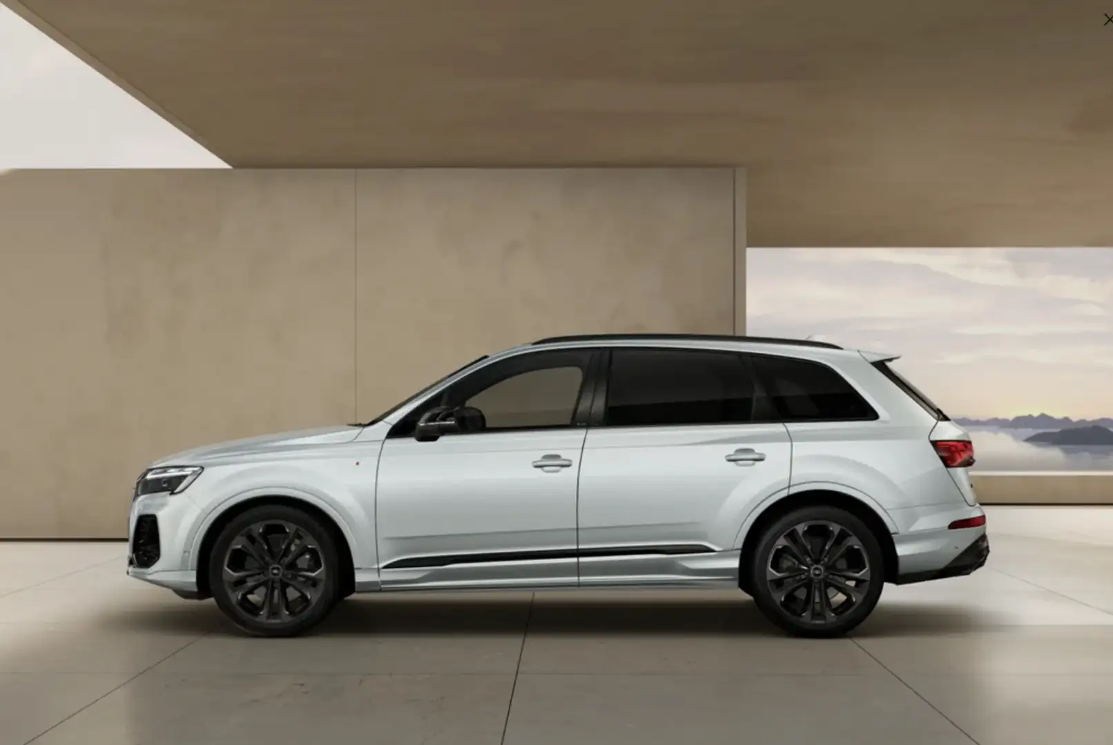 Audi Q7 50 TDI Black line quattro 210kW Plateado - 2