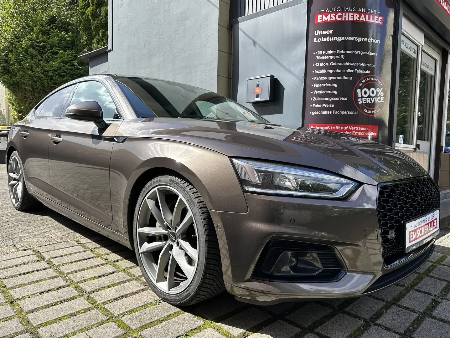 Audi A5 50TDi quattro/VIRTUAL/ACC/LED/LM19/KEYLESS Braun - 1