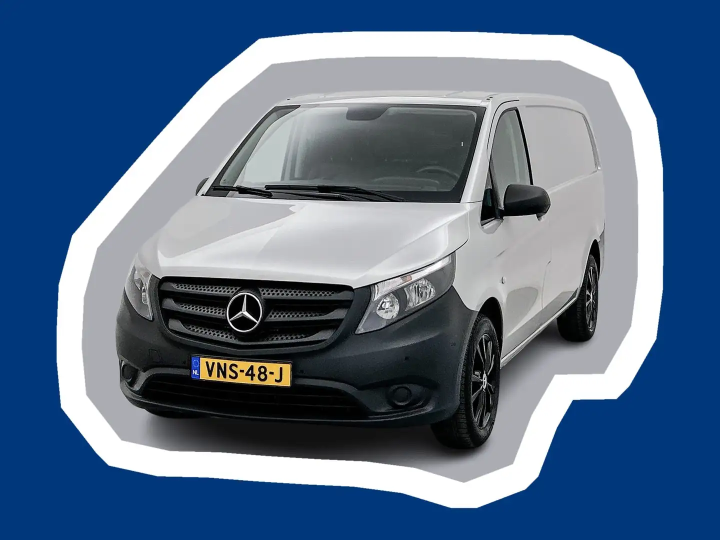 Mercedes-Benz Vito 116 CDI Lang Navigatie Camera + sensoren Cruise co Gris - 1