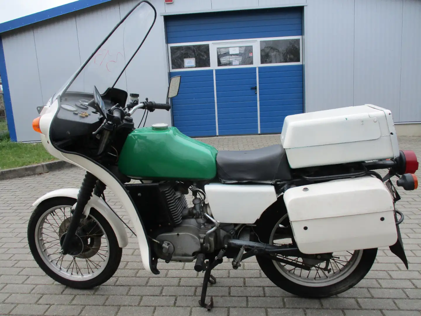 MZ ETZ 250 Volkspolizei Zöld - 1