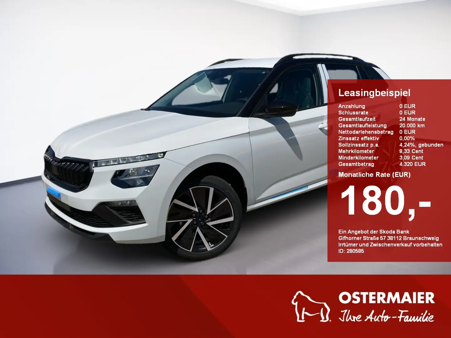 Skoda Kamiq Selection 1.0TSI LightA.DSG.ASSIST.WINTER.LIMITER. Bianco - 1