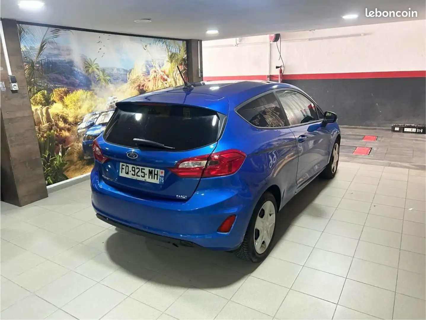 Ford Fiesta 1.5 TDCI 8V TURBO Bleu - 2