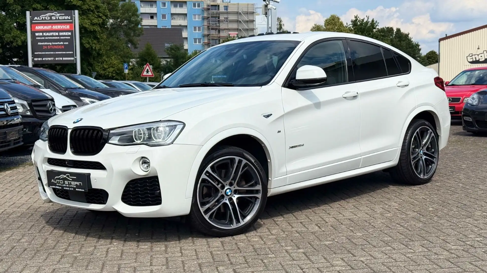 BMW X4 xDrive 35 d M Sport HUD NAVI RCAM GS-DACH MEM Blanc - 1