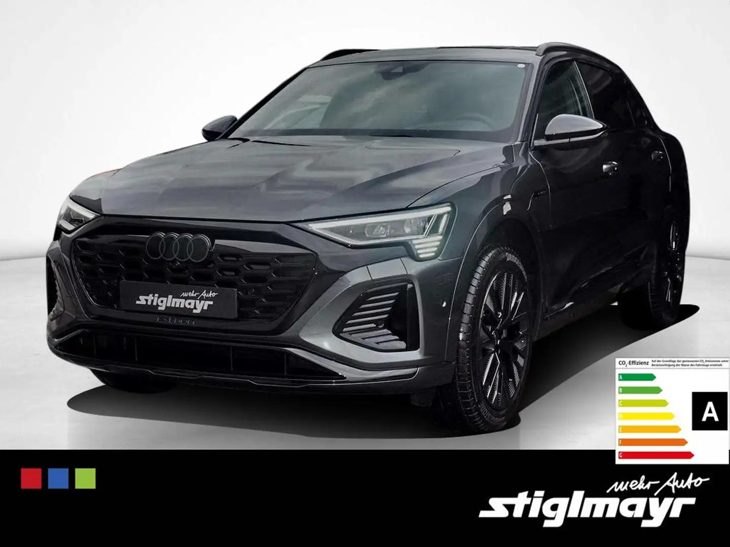 Audi Q8 e-tron S line 55 quattro Head-Up AHK Panorama Grau - 1