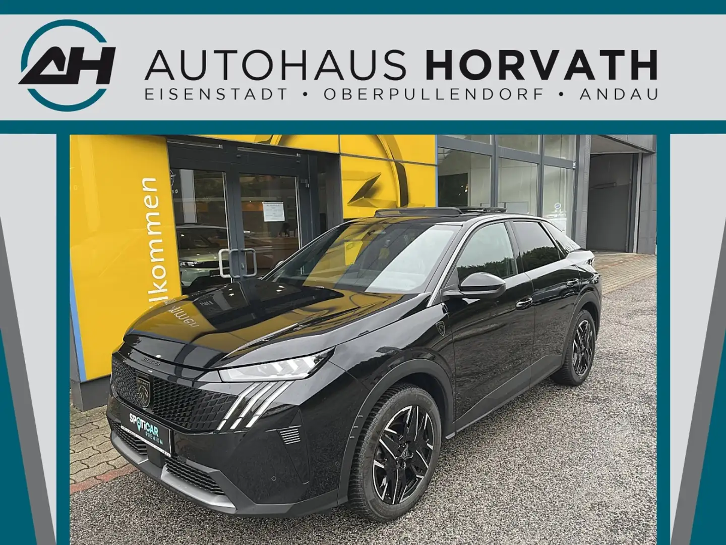 Peugeot 3008 Hybrid 145 e-DCS6 GT!MATRIXLED,PANO,KAMERA,NAVI... Schwarz - 1