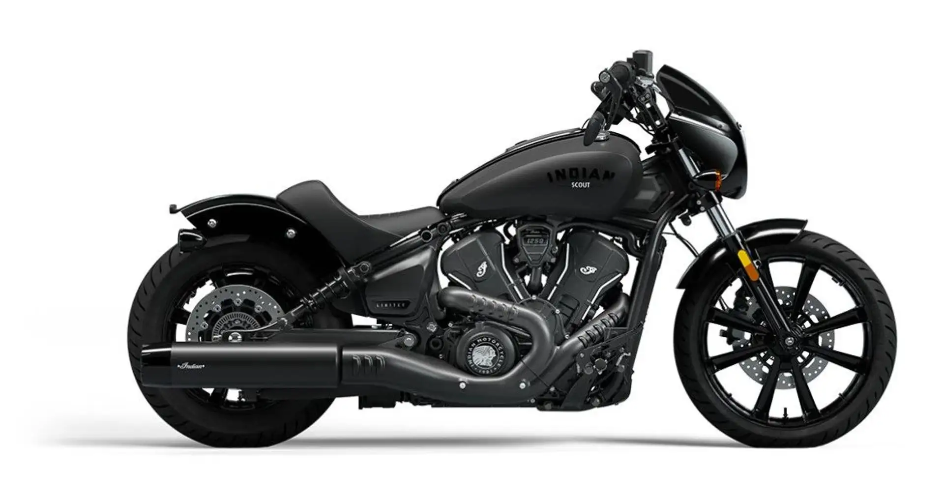 Indian Sport Scout Limited  Tech- Black Smoke 4,49%Fin. Zwart - 1