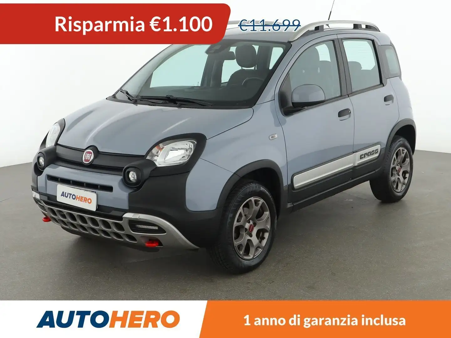 Fiat Panda 0.9 Cross Grigio - 1