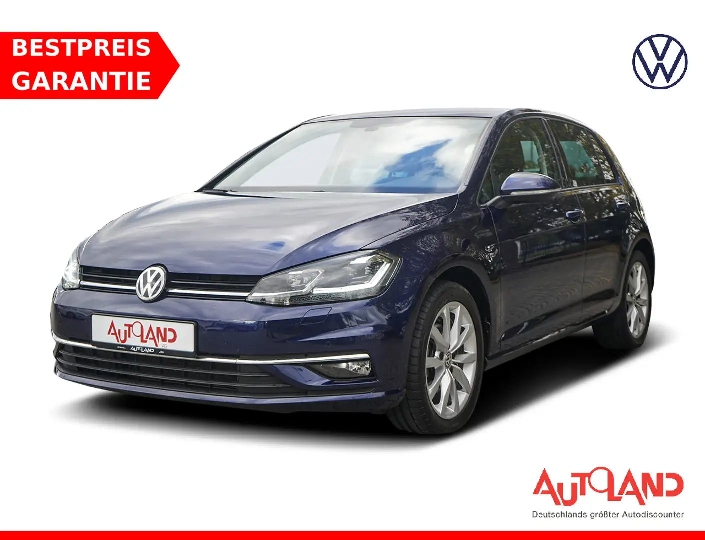 Volkswagen Golf VII 1.5 16V TSI Highline BMT S/S LED Navi Blau - 1