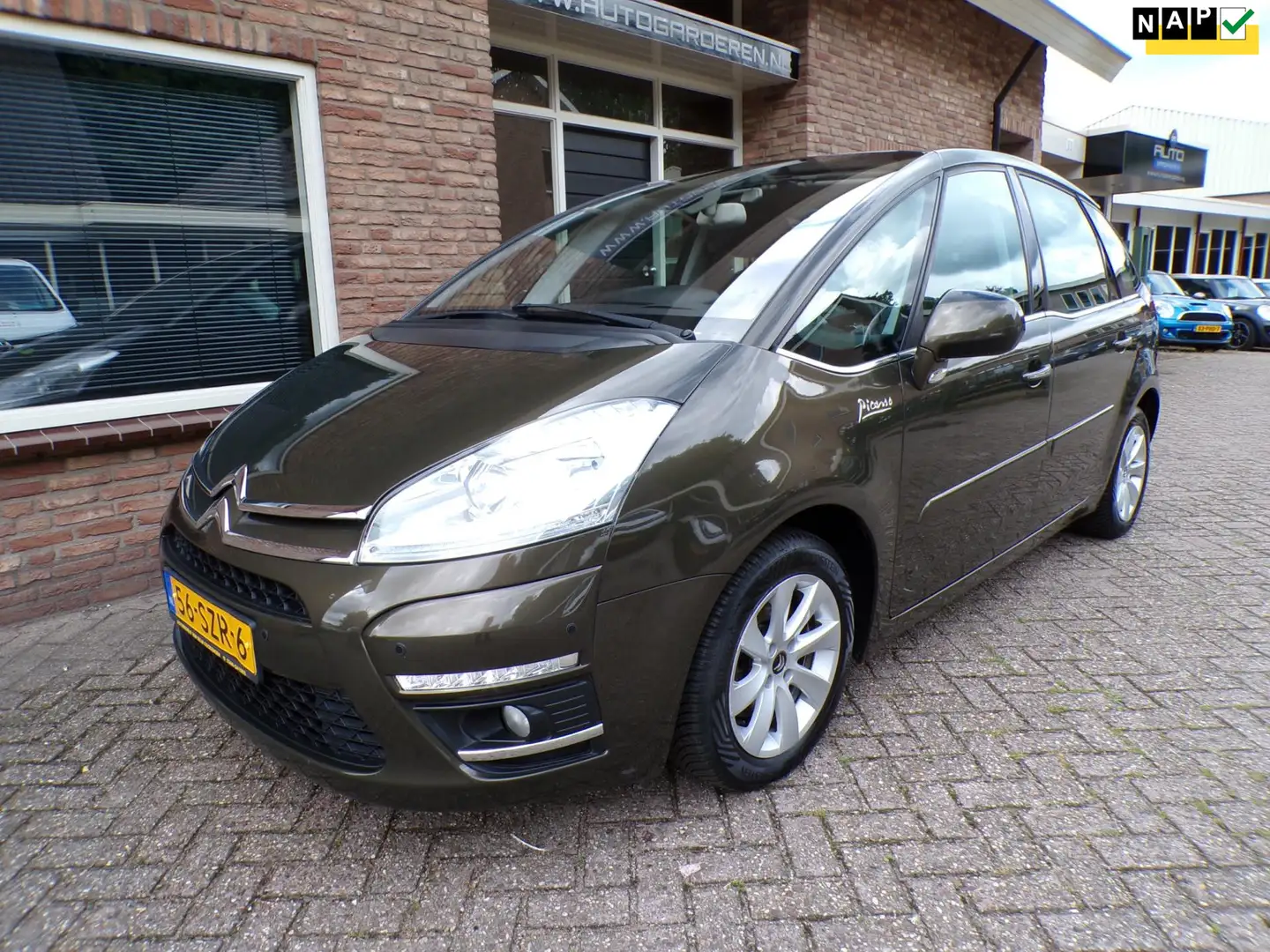 Citroen C4 Picasso 1.6 THP Selection Automaat / Leder / Navi / Clima Bruin - 1