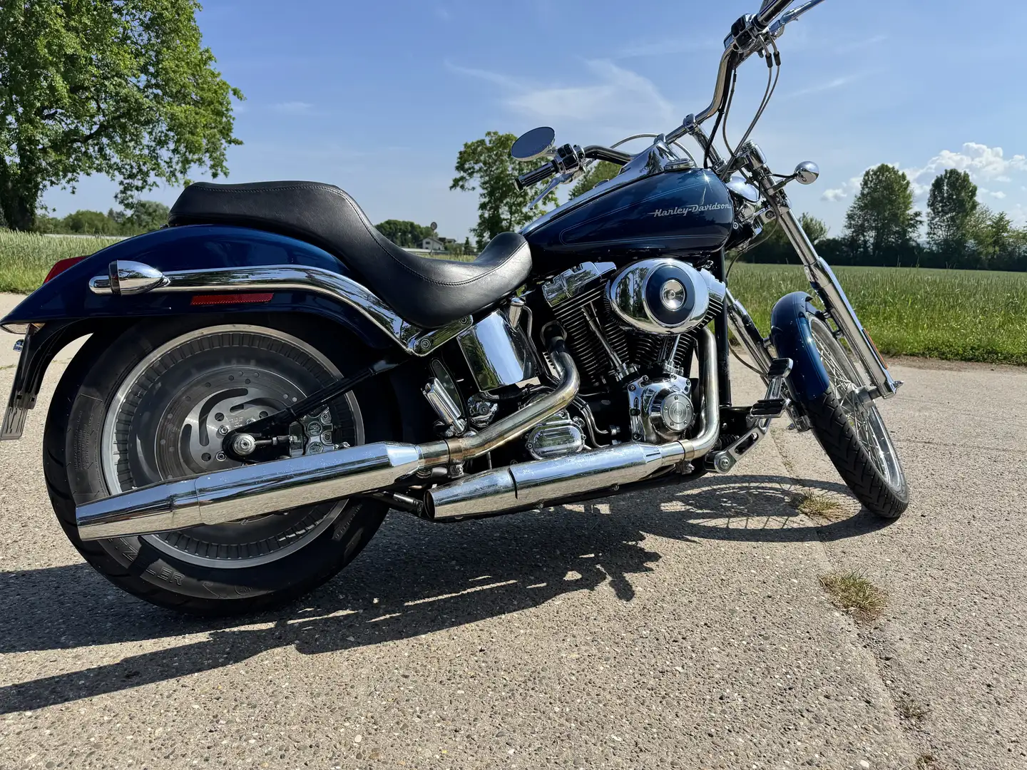 Harley-Davidson Softail deuce Blauw - 1