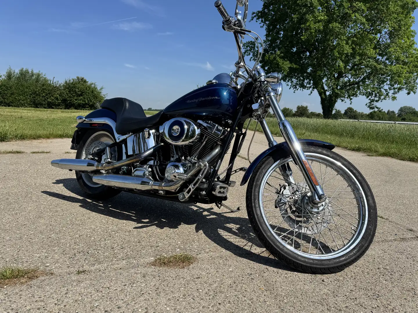 Harley-Davidson Softail deuce Blauw - 2
