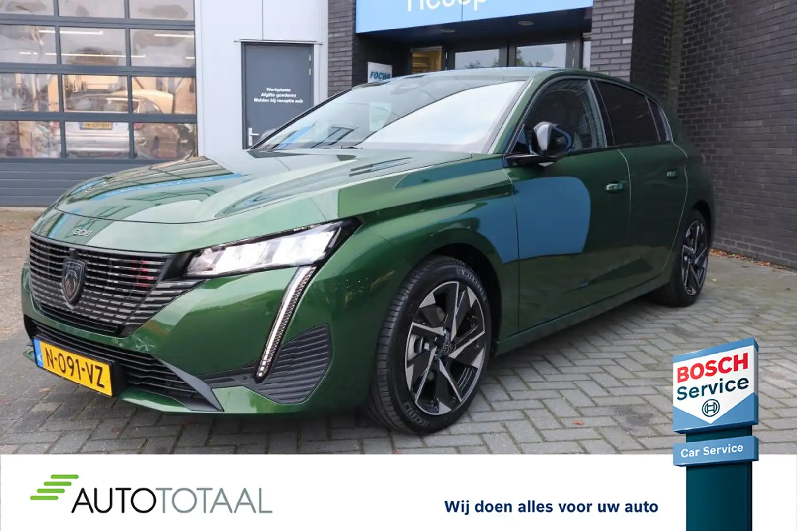 Peugeot 308 1.2 PT All. Pack Bns 360 CAM - ADAPTIVE CRUISE - C Grün - 1