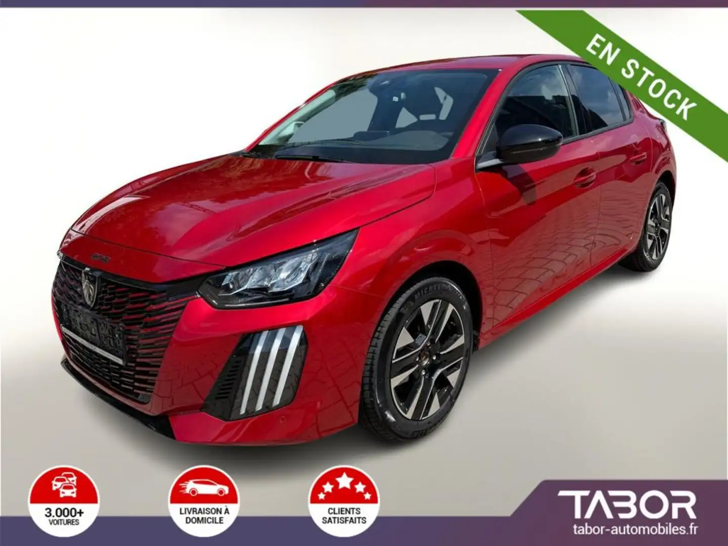 Peugeot 208 1.2 PT 100 Allure 360cam regulator Rouge - 1
