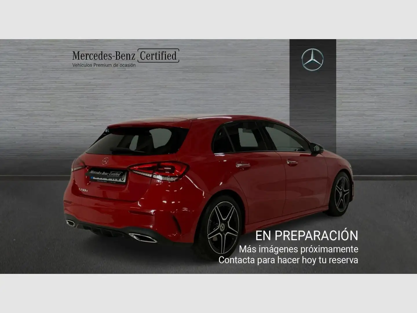 Mercedes-Benz A 200 d AMG Line (EURO 6d) Rojo - 2