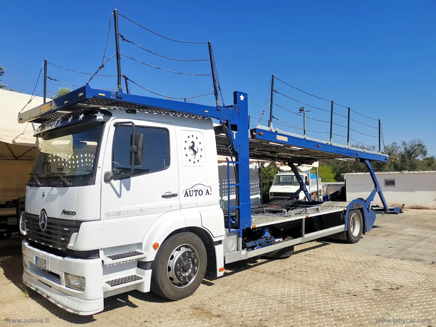 Mercedes-Benz Atego ATEGO 1828 MOTRICE BISARCA Bianco - 1